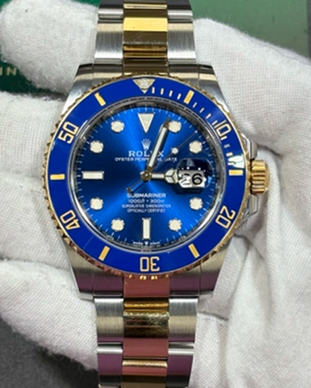 2023 Rolex Submariner Date "Bluesy" 41MM Blue Dial Two-Tone Oyster Bracelet (126613LB)
