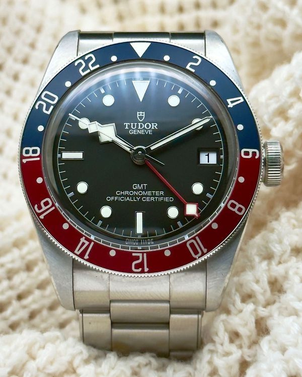 No Reserve - 2020 Tudor Black Bay GMT "Pepsi" 41MM Black Dial Steel Bracelet (79830RB)