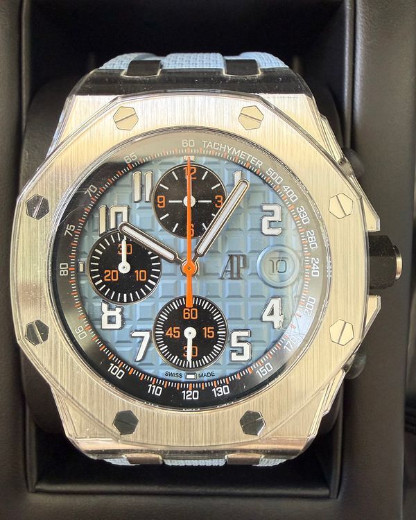 2024 Audemars Piguet Royal Oak Offshore 42MM Blue Dial Rubber Strap (26238ST.OO.A340CA.01)
