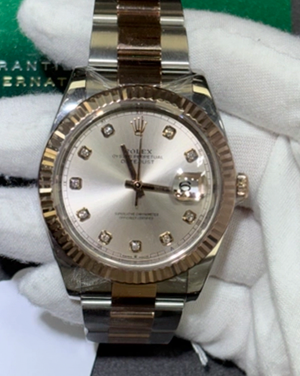 2020 Rolex Datejust 41MM Sundust Dial Two-Tone Oyster Bracelet (126331)