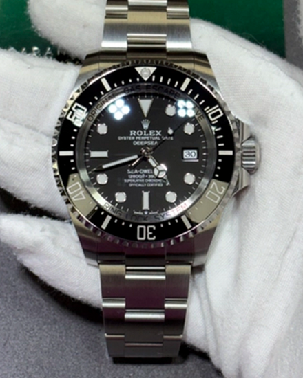 2023 Rolex Sea-Dweller Deepsea 44MM Black Dial Oyster Bracelet (136660)