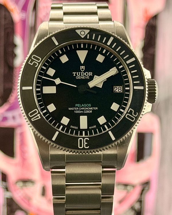 2025 Tudor Pelagos Ultra 43MM Black Dial Aftermarket Rubber Strap (2543C1A7NU)