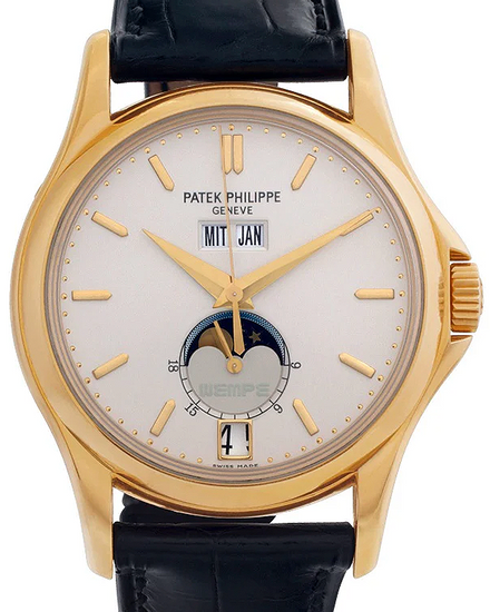 2003 Patek Philippe Complications Annual Calendar "Wempe" L.E 36MM Silver Dial Leather Strap (W125 5125J)