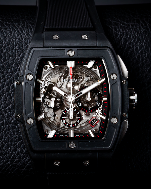 2019 Hublot Spirit Of Big Bang "Black Magic" 42MM Skeleton Dial Rubber Strap (641.CI.0173.RX)