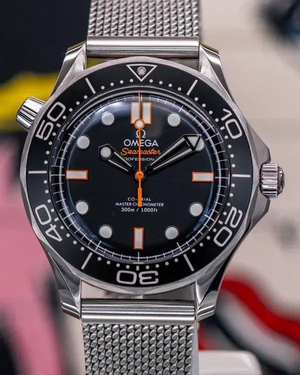 No Reserve - 2025 Omega Seamaster Diver 300M 42MM Black Dial Steel Bracelet (210.30.42.20.01.018)