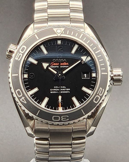 2021 Omega Seamaster Planet Ocean 600M 45.5MM Black Dial Steel Bracelet (232.30.46.21.01.001)