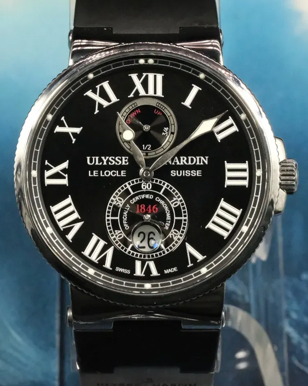 Ulysse Nardin Diver 43MM Black Dial Rubber Strap  (263-67-3/42)