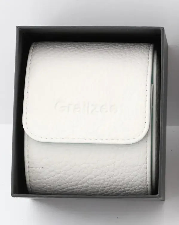 No Reserve - Limited Edition 1/2 Grailzee White Leather Watch Roll