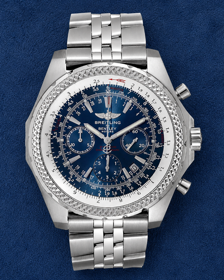 Breitling Bentley Motors Chronograph S.E. 49MM Blue Dial Steel Bracelet (A25362)