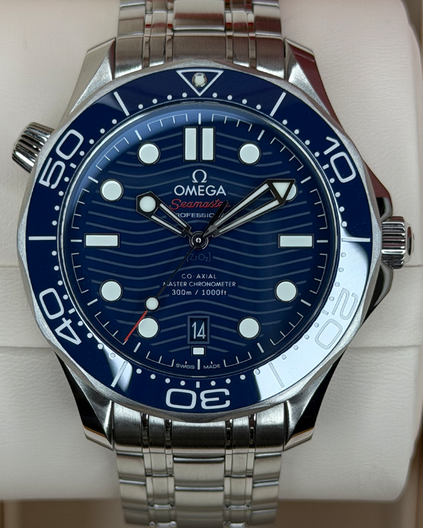 No Reserve - Omega Seamaster Diver 300M 42MM Blue Dial Steel Bracelet (210.30.42.20.03.001)