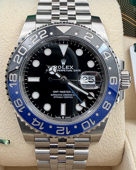 2025 Rolex GMT-Master II "Batgirl" 40MM Black Dial Jubilee Bracelet (126710BLNR)