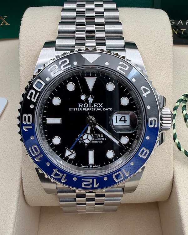 2026 Rolex GMT-Master II "Batgirl" 40MM Black Dial Jubilee Bracelet (126710BLNR)