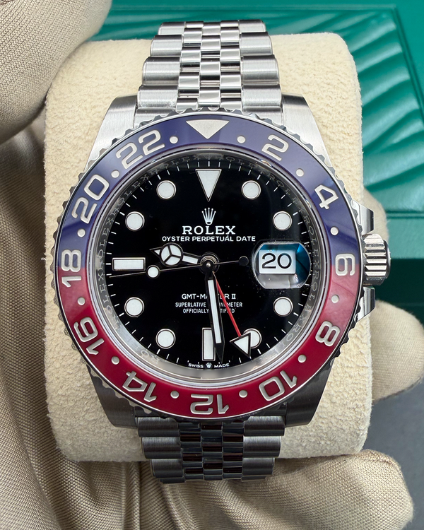 2024 Rolex GMT-Master II "Pepsi" 40MM Black Dial Jubilee Bracelet (126710BLRO)