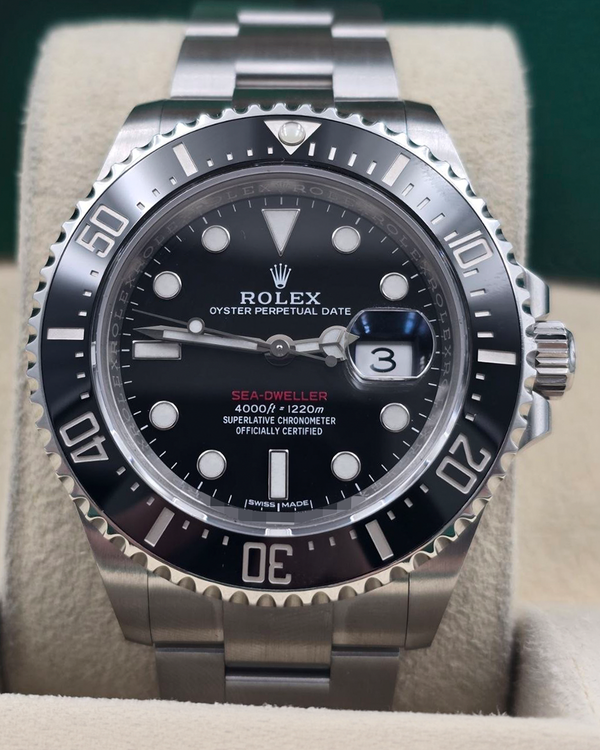 2018 Rolex Sea-Dweller "Red Letters 50th Anniversary" 43MM Black Dial Oyster Bracelet (126600)