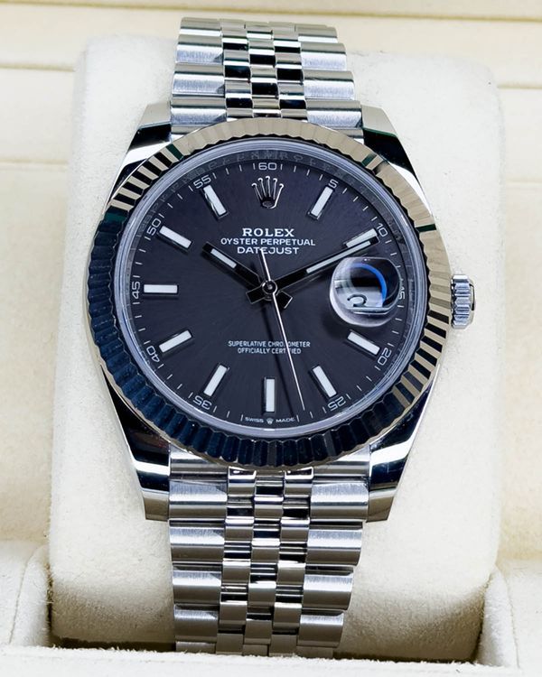 2019 Rolex Datejust 41MM Rhodium Dial Jubilee Bracelet (126334)