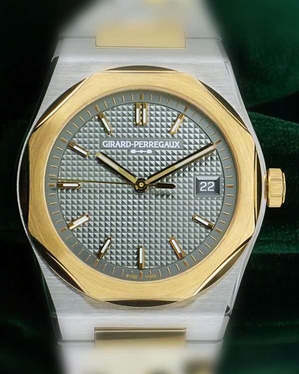 2026 Girard Perregaux Laureato Fifty L. E. 39MM Grey Dial Two-Tone Bracelet (81008-63-3412-1CM)
