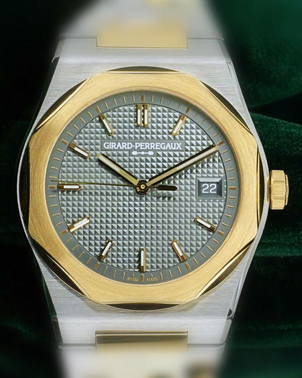 2026 Girard Perregaux Laureato Fifty L. E. 39MM Grey Dial Two-Tone Bracelet (81008-63-3412-1CM)