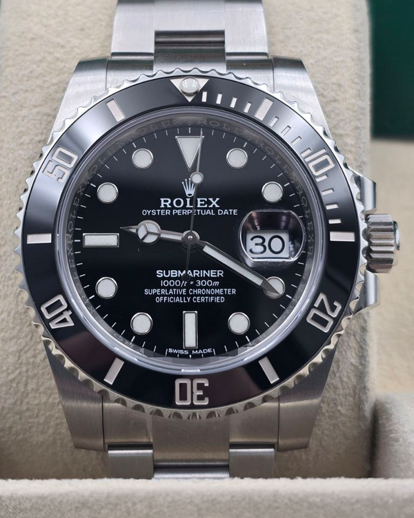 2020 Rolex Submariner Date 40MM Black Dial Oyster Bracelet (116610LN)