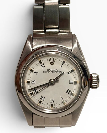 Rolex Oyster Perpetual Lady Date Silver Dial Oyster Bracelet (6718)