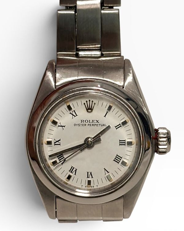Rolex Oyster Perpetual Lady Date Silver Dial Oyster Bracelet (6718)
