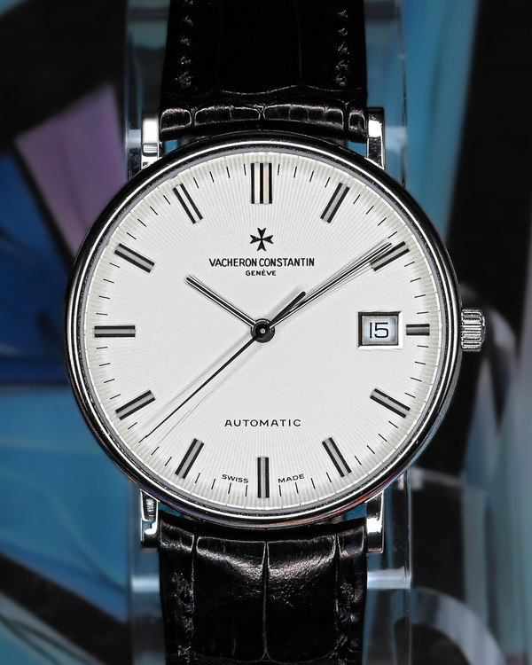 2007 Vacheron Constantin Patrimony 35MM White Dial Leather Strap (42002/000G)