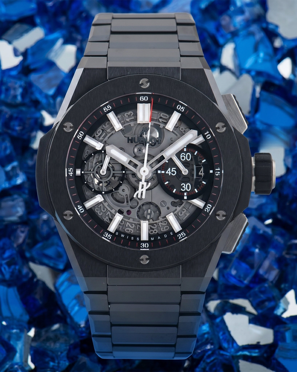 No Reserve - 2022 Hublot Big Bang Integral Black Magic 42MM Skeleton Dial Ceramic Bracelet (451.CX.1170.CX)
