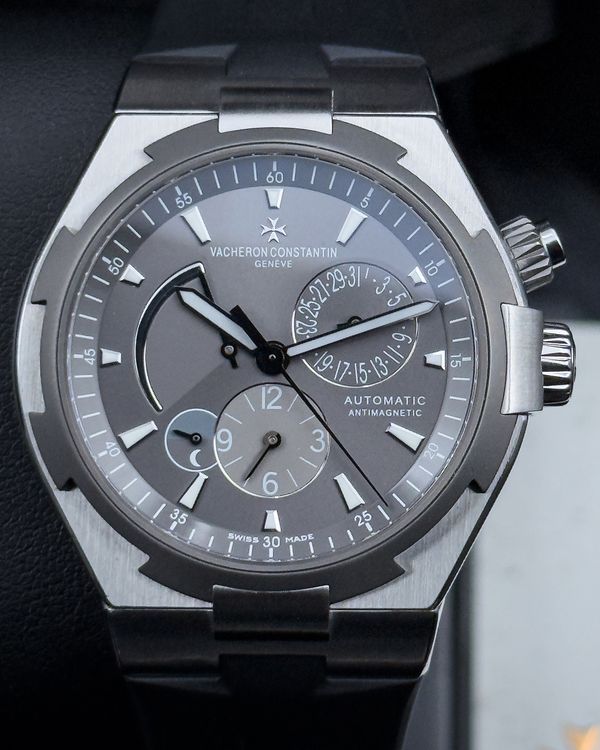 2013 Vacheron Constantin Overseas Dual Time 42MM Grey Dial Rubber Strap (47450)
