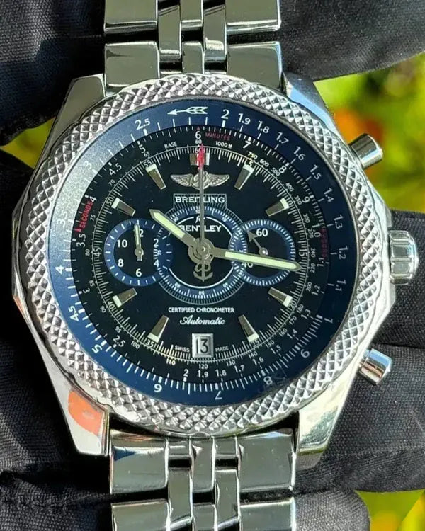 No Reserve - Breitling Bentley Supersports L. E. 49MM Black Dial Steel Bracelet (A26364)
