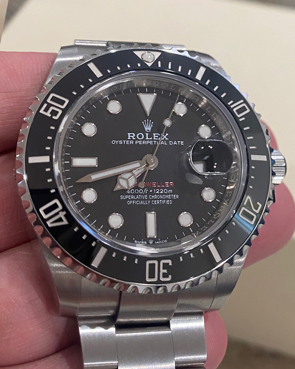 2019 Rolex Sea-Dweller "Red Letters 50th Anniversary" 43MM Black Dial Oyster Bracelet (126600)