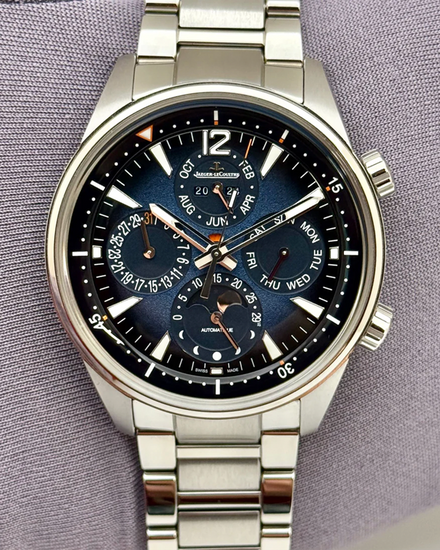 2026 Jaeger-LeCoultre Polaris Perpetual Calendar 42MM Blue Dial Steel Bracelet (Q9088180)
