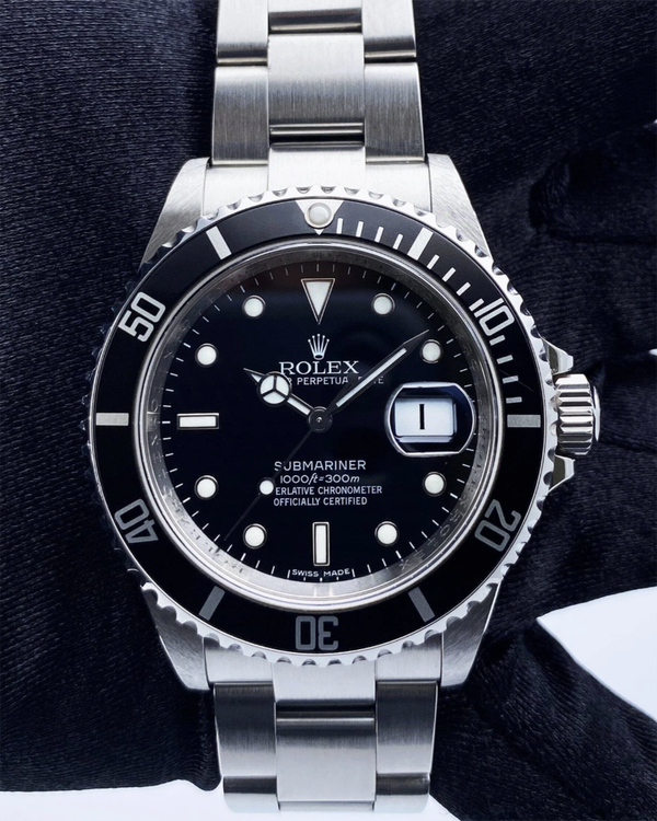 2008 Rolex Submariner Date 40MM Black Dial Oyster Bracelet (16610)
