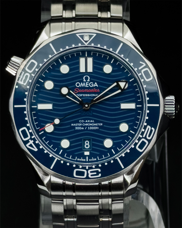 2023 Omega Seamaster Diver 300M 42MM Blue Dial Steel Bracelet (210.30.42.20.03.001)