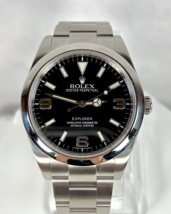 2011 Rolex Explorer 39MM Black Dial Oyster Bracelet (214270)