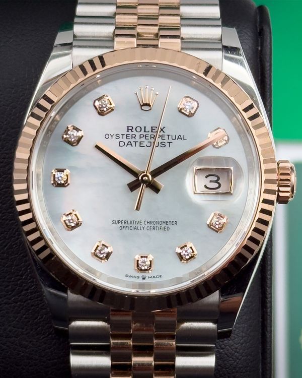 2025 Rolex Datejust 36MM Mother Of Pearl Dial Two-Tone Jubilee Dial (126231)