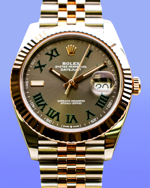 2025 Rolex Datejust "Wimbledon" 41MM Slate Dial Two-Tone Jubilee Bracelet (126331)