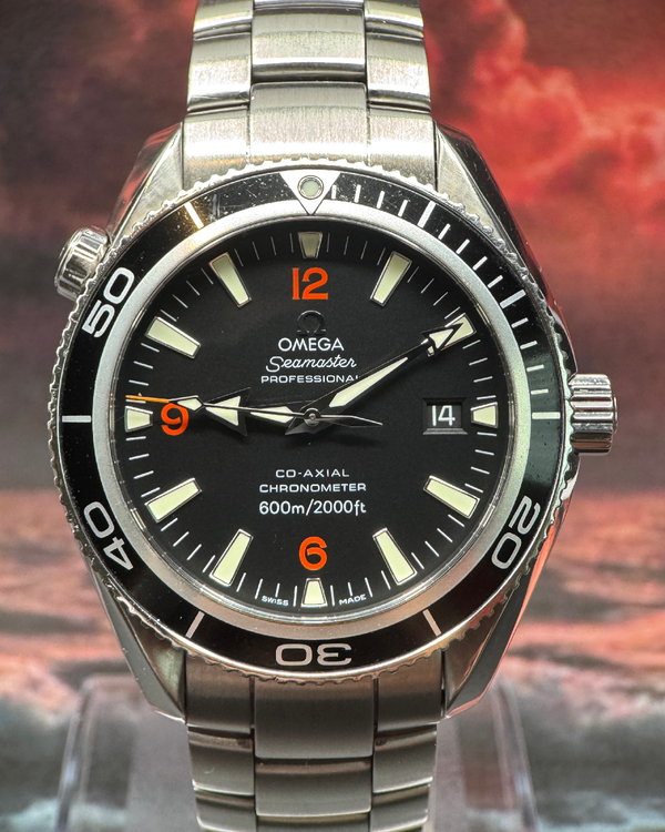 No Reserve - 2011 Omega Seamaster Planet Ocean 42MM Black Dial Steel Bracelet (2201.51.00)