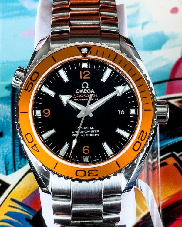 2018 Omega Seamaster Planet Ocean 600M 45.5MM Black Dial Steel Bracelet (232.30.46.21.01.002)