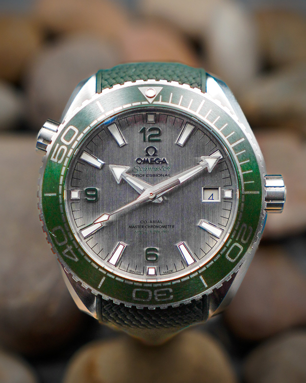 2025 Omega Seamaster Planet Ocean 600M 43.5MM Grey Dial Rubber Strap (215.32.44.21.06.001)
