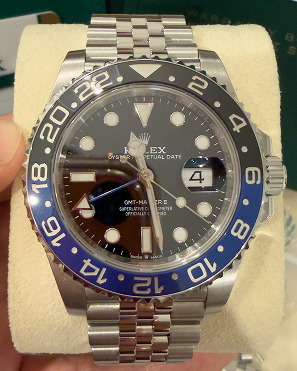 2020 Rolex GMT-Master II "Batgirl" 40MM Black Dial Jubilee Bracelet (126710BLNR)