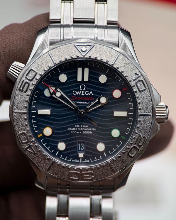 2024 Omega Seamaster Diver 300M "Beijing 2022" S.E. 42MM Blue Dial Steel Bracelet (522.30.42.20.03.001)