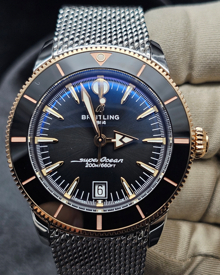 2025 Breitling Superocean Heritage B31 42MM Black Dial Steel Bracelet (UB3111241B1A1)
