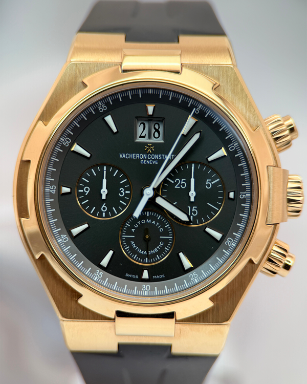 2016 Vacheron Constantin Overseas Chronograph 42MM Brown Dial Rubber Strap (49150/000R-9338)