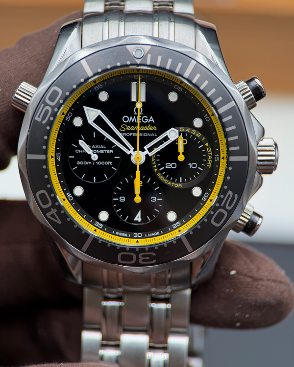 2020 Omega Seamaster Diver 300M Regatta 44MM Black Dial Steel Bracelet (212.30.44.50.01.002)