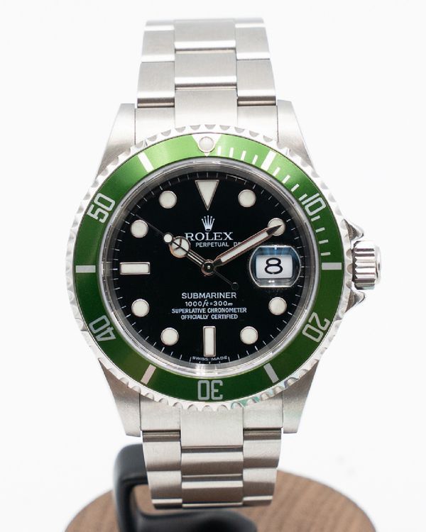 2005 Rolex Submariner Date "Kermit" 40MM Black Dial Oyster Bracelet (16610V)