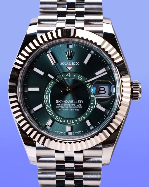 2026 Rolex Sky-Dweller 42MM Green Dial Jubilee Bracelet (336934)
