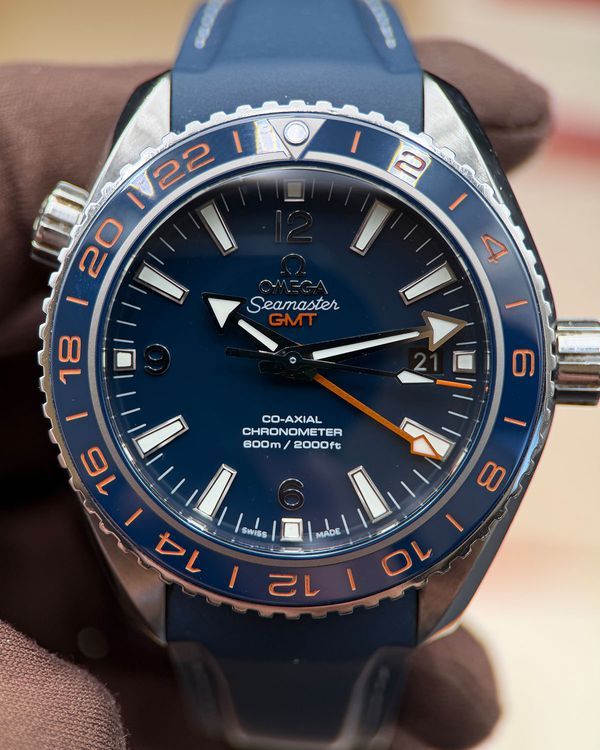 2023 Omega Seamaster Planet Ocean 600M “GoodPlanet” 43.5MM Blue Dial Rubber Strap (232.32.44.22.03.001)