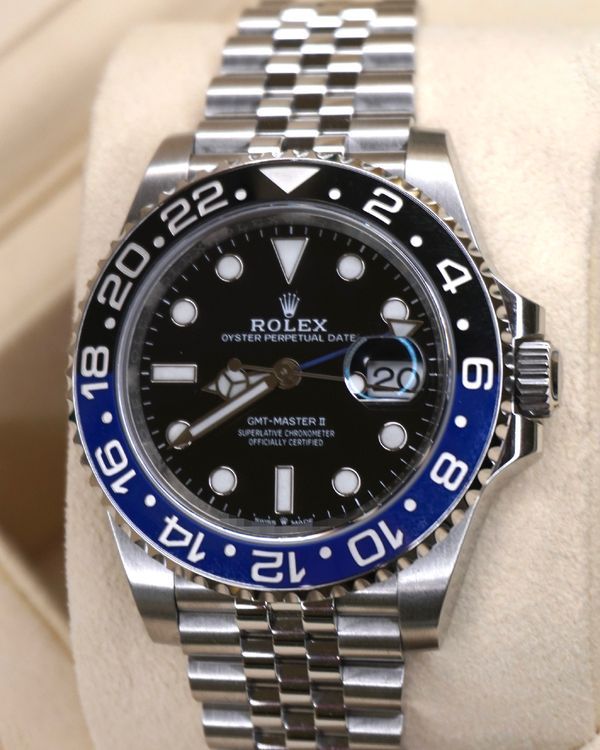 2020 Rolex GMT-Master II "Batgirl" 40MM Black Dial Jubilee Bracelet (126710BLNR)