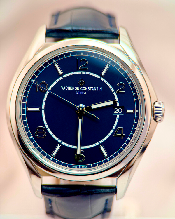 2025 Vacheron Constantin Fiftysix 40MM Blue Dial Leather Strap (4600E/000A-B487)