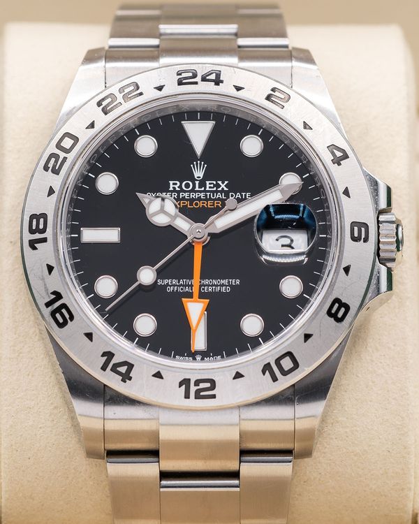 Rolex Explorer II 42MM Black Dial Oyster Bracelet (226570)