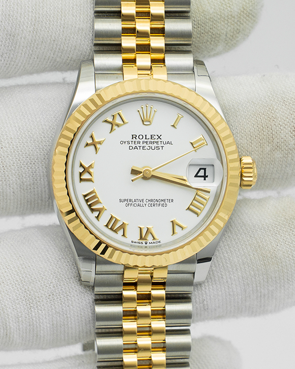 2026 Rolex Datejust 31MM White Dial Two-Tone Super Jubilee Bracelet (278273)